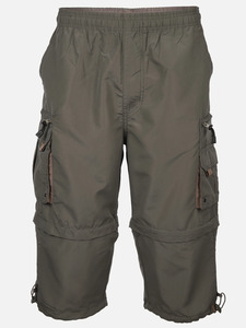 Herren Caprihose mit Zippfunktion
                 
                                                        Oliv