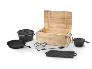 GRILLMEISTER Dutch Oven Set, 7-teilig