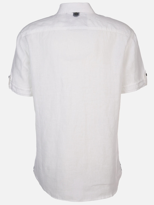 Bild 2 von Herren Leinenhemd mit Brusttasche
                 
                                                        Weiß