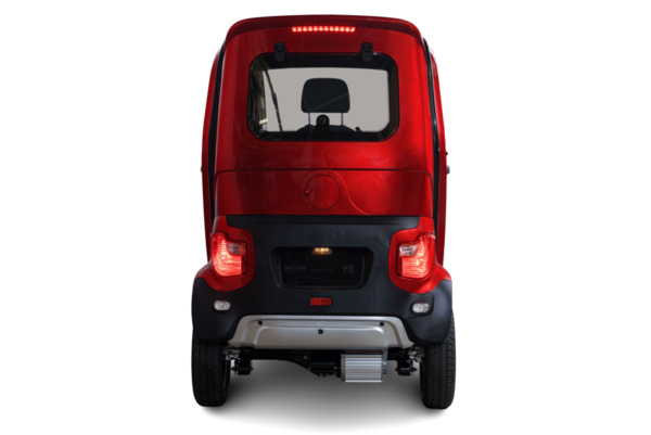 Bild 4 von Stormborn Y8 Kabinenroller - 2 kW, Blei-Gel-Akku, 25 o. 45 km/h, rotmetallic