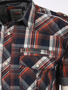 Bild 2 von Herren Freizeithemd kariert mit kurzem Arm
                 
                                                        Orange