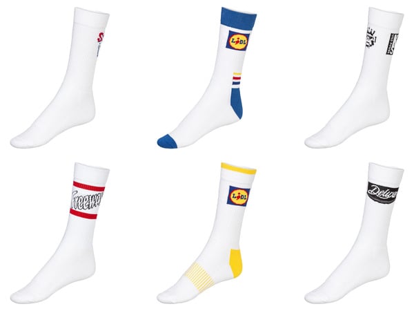 Bild 1 von Damen Herren Sportsocken mit Lidl-Print