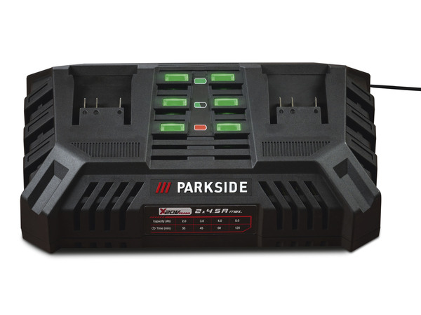 Bild 1 von PARKSIDE® 20 V Akku-Doppelladegerät »PDSLG 20 B1«, 4,5 A