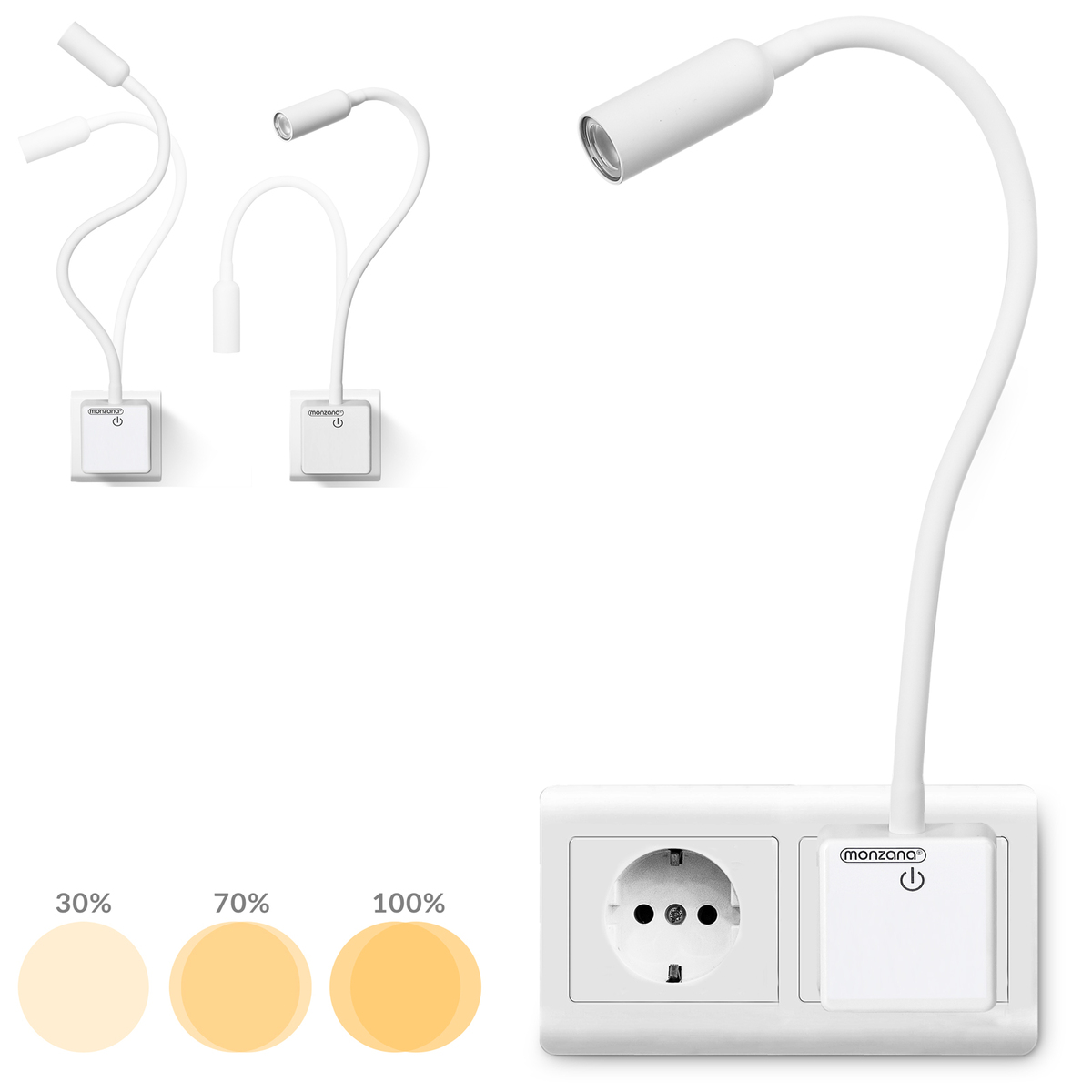 Bild 4 von monzana® LED Wandlicht Svetloba Weiß