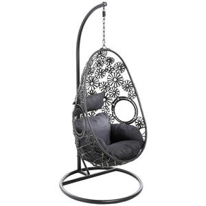 Ambia Garden Hängesessel  Schwarz  Kunststoff