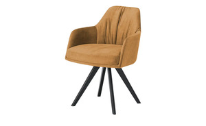 Woodford Polsterstuhl mit Massivholzgestell Milan braun Maße (cm): B: 57 H: 83 T: 64 Stühle