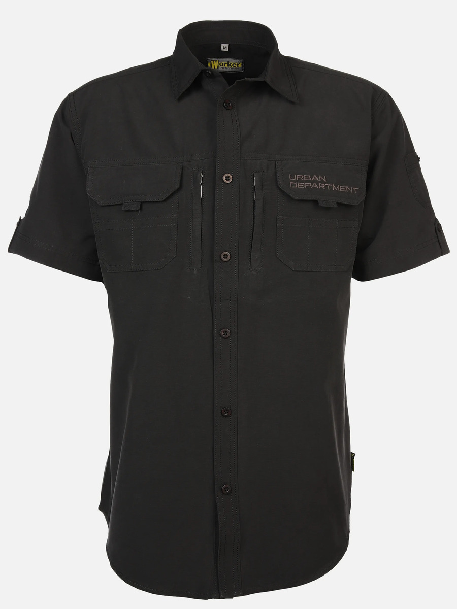 Bild 1 von Herren Arbeitshemd mit Taschen
                 
                                                        Schwarz