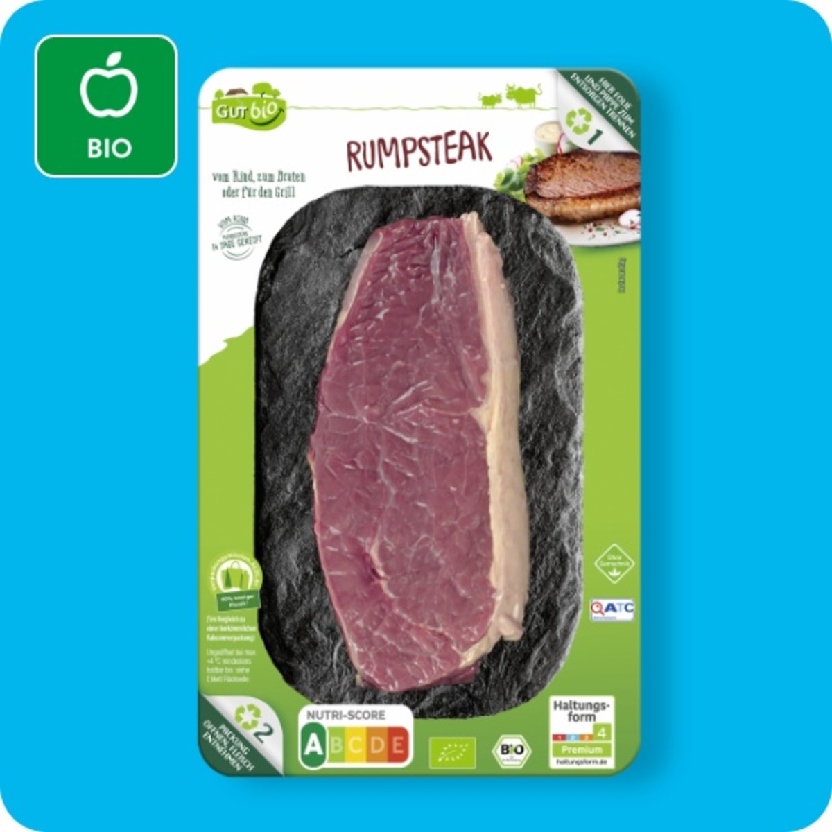 Bild 1 von GUT BIO Bio-Steak, Vom Rind