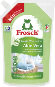 Frosch Sensitiv Aloe Vera Waschmittel flüssig, 24WL, 24 WL