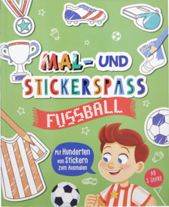 IDEENWELT Mal- und Stickerspaß Fußball