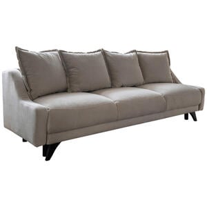 Mid.you Dreisitzer-Sofa Royal Rose  Beige  Textil