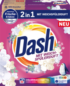 Dash 2in1 Colorwaschmittel Pulver 50 WL