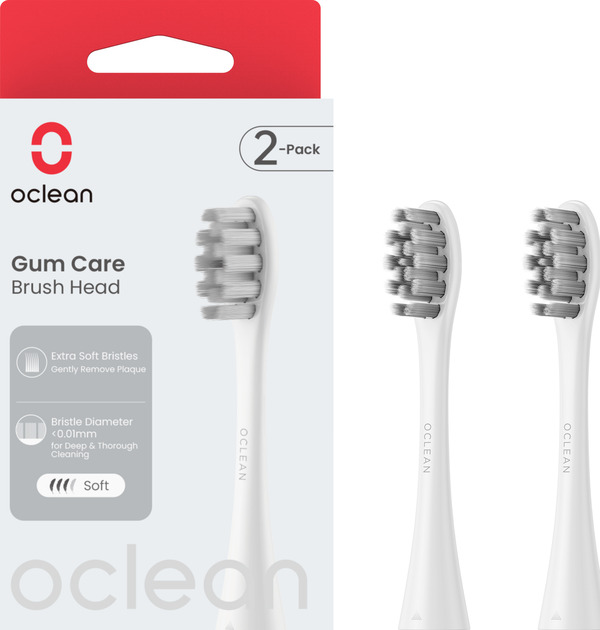 Bild 1 von Oclean Gum Care Bürstenköpfe, 2er Set, Weiß