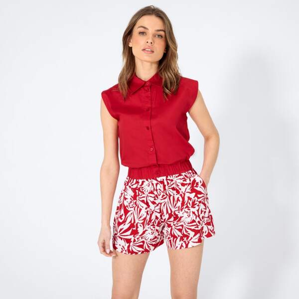 Bild 1 von Damen-Shorts mit floralem Design