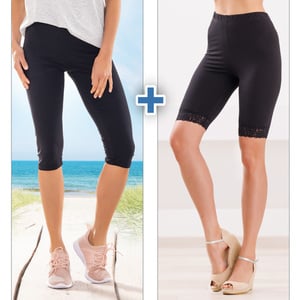 Ellenor Radler- und Caprihose 2er-Pack