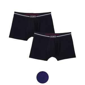 LOOKS by WOLFGANG JOOP Herren Boxershorts, 2er-Packung