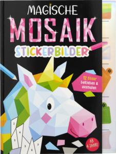 IDEENWELT Magische Mosaik Stickerbilder Stickerbuch