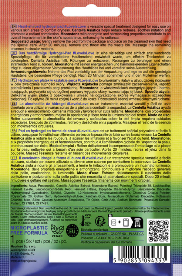 Bild 1 von Selfie Project Hydrogel Pad #LoveIsLove