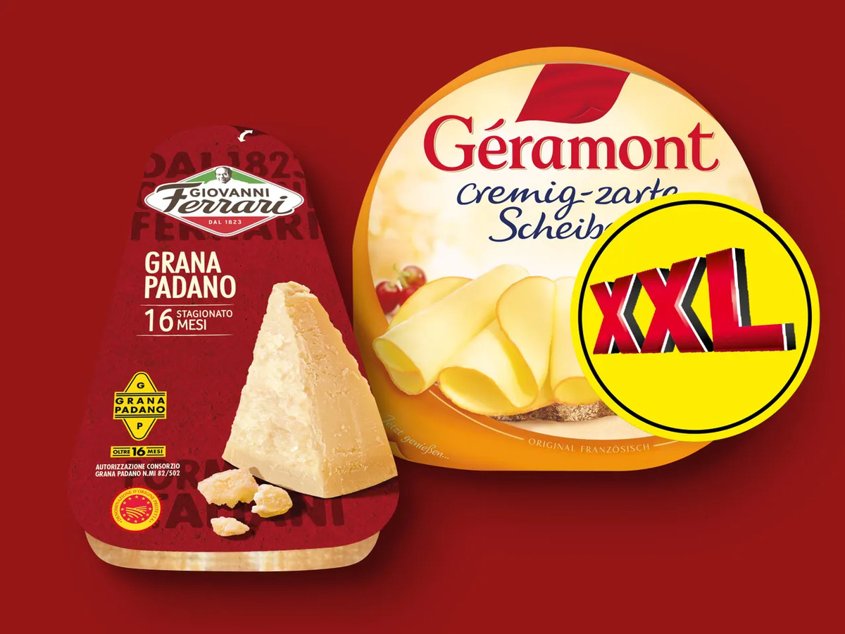 Bild 1 von Giovanni Ferrari/Géramont Käse XXL, 
         150/200 g