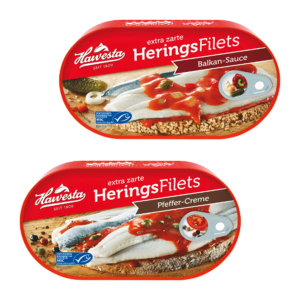 Bild 1 von HAWESTA Heringsfilets 200g