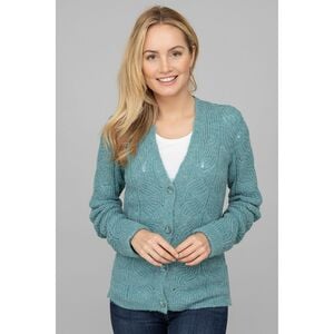 DINE 'N' DANCE Cardigan, 1/1-Arm Knopfleiste Seitenschlitze figurumspielend