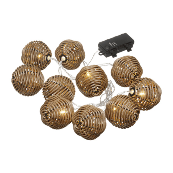 CASALUX LEDRattanLichterkette von ALDI Nord für 9,99 € ansehen!