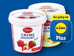 Milbona Cremejoghurt, mild