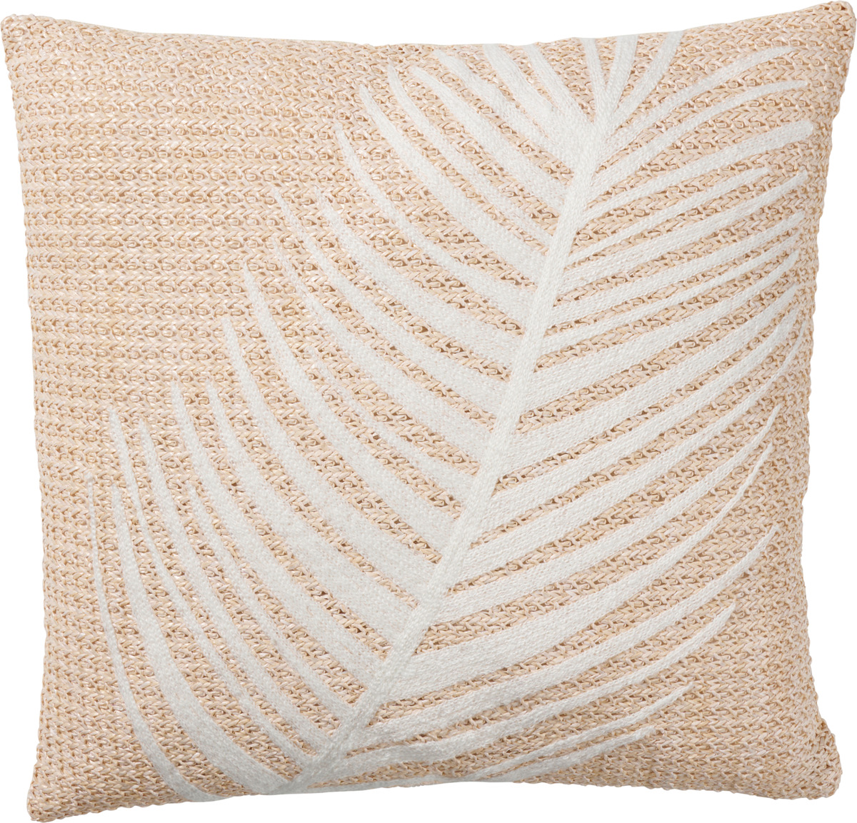 Bild 1 von BOLTZE Kissen aus Baumwolle "Palme", beige (40x40x15 cm)