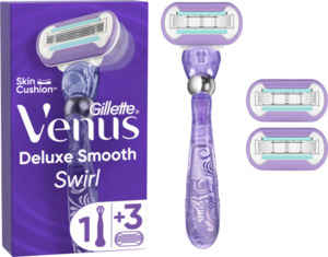 Gillette Venus Starterset, Rasierer Deluxe Smooth Swirl