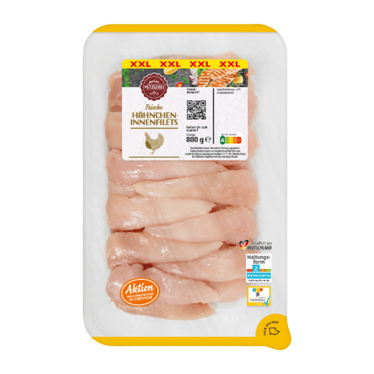 Bild 2 von MEINE METZGEREI Hähnchen-Innenfilets XXL 800g