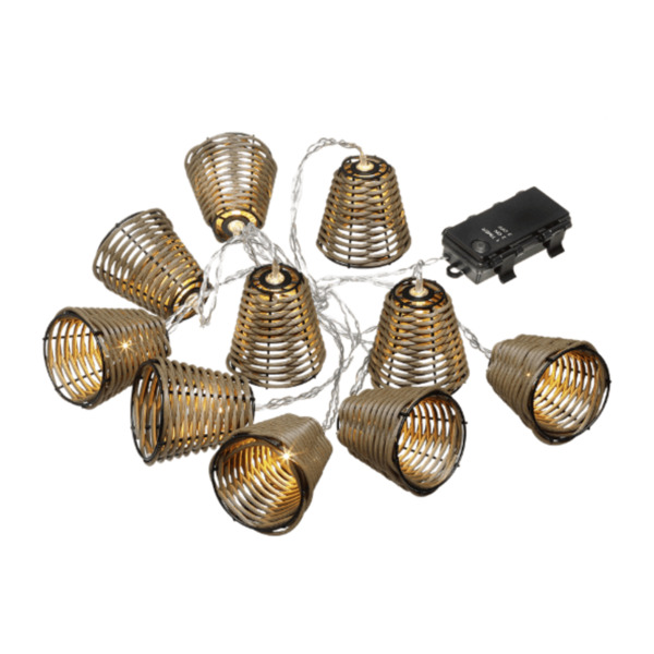 CASALUX LEDRattanLichterkette von ALDI Nord für 9,99 € ansehen!