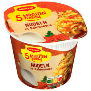 Maggi  5 Minuten Terrine Nudeln in Rahmsauce