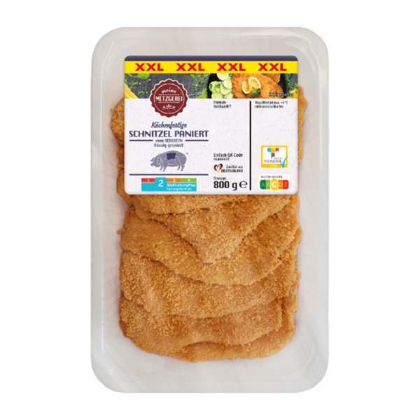 Bild 2 von MEINE METZGEREI Schnitzel paniert XXL 800g