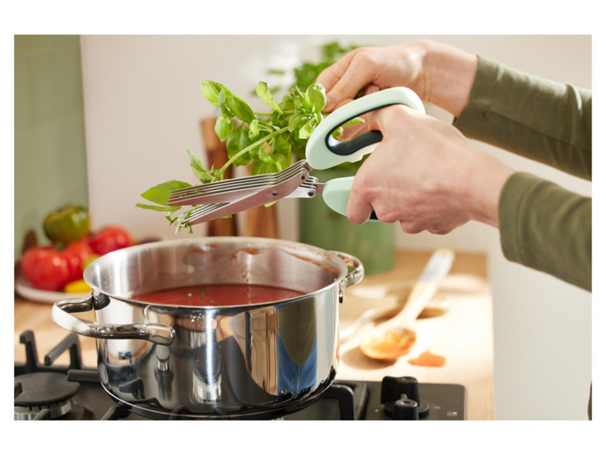 Bild 3 von ERNESTO® Haushaltsschere \ Kräuterschere, mit Soft-Touch-Griff