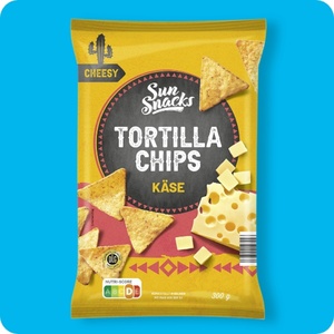 SUN SNACKS Tortilla-Chips, versch. Sorten