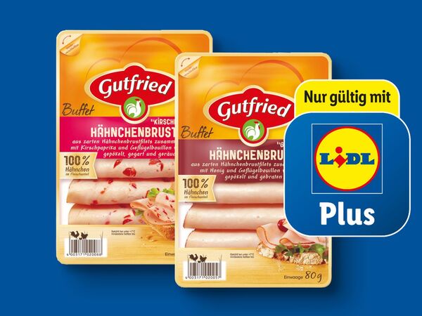 Bild 1 von Gutfried Hähnchenbrust Buffet, 
         80 g