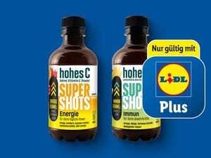 Hohes C Super Shots, 
         330 ml zzgl. -.25 Pfand