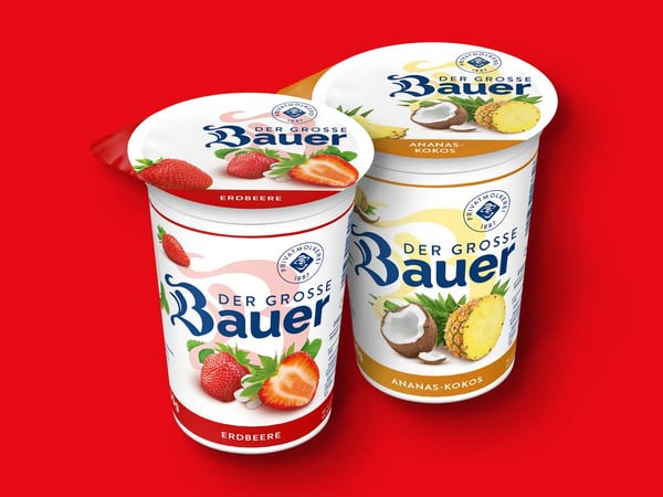 Bild 1 von Der Große Bauer Joghurt, 
         250/225 g