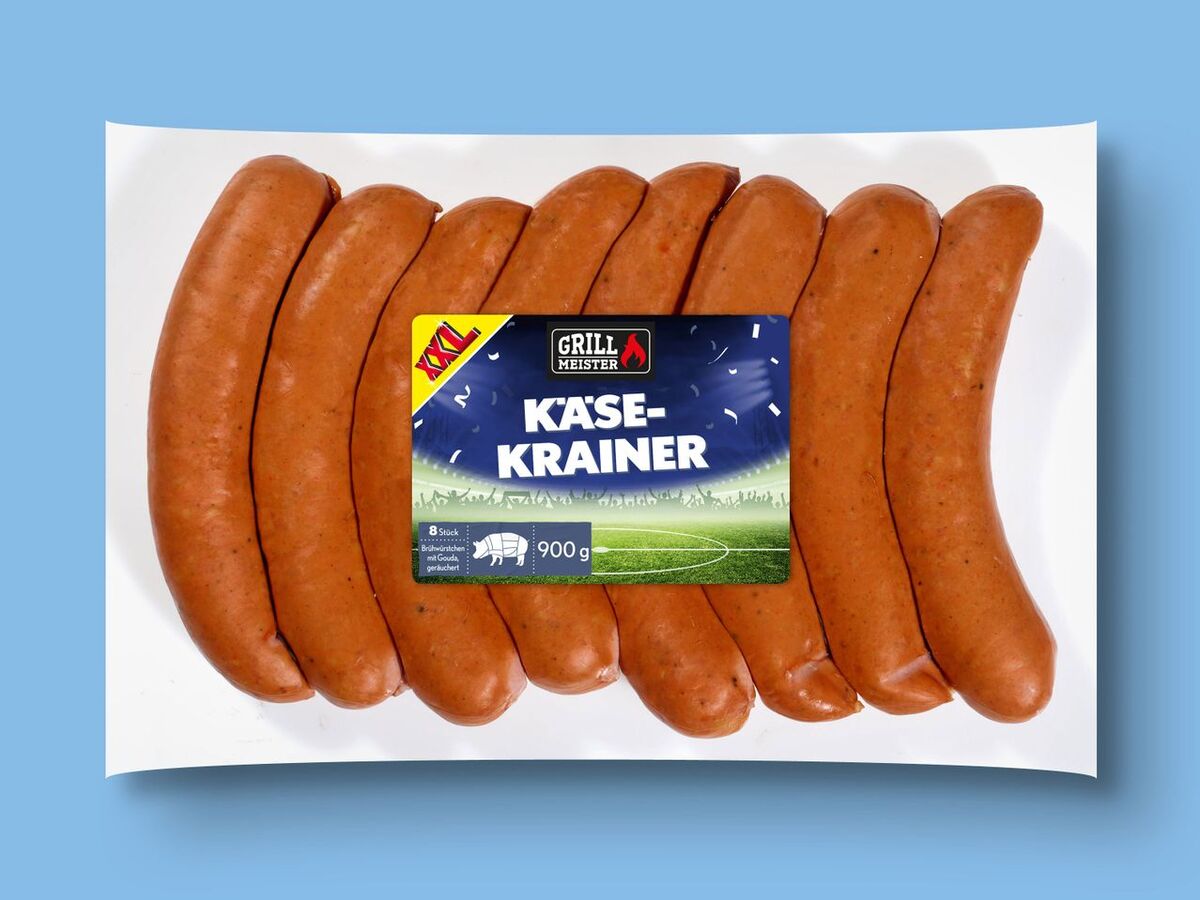 Bild 1 von Grillmeister Käsekrainer XXL, 
         900 g