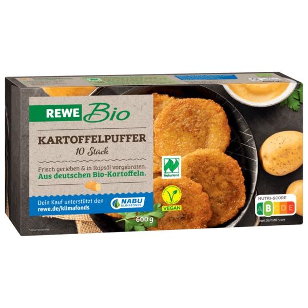 Bild 1 von REWE Bio Kartoffelpuffer