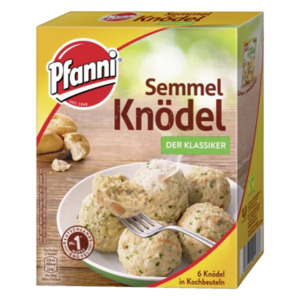 Pfanni
Knödel im Kochbeutel oder Kartoffelpüree