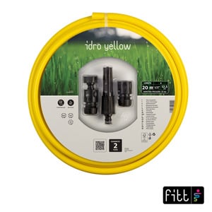 Fitt Gartenschlauch Idro Yellow 1/2 20 m mit Armatur