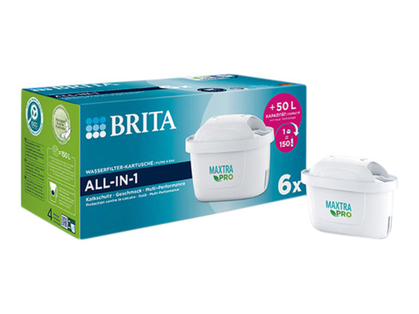 Bild 1 von BRITA Wasserfilter-Kartusche Maxtra Pro All-In-One Pack 6