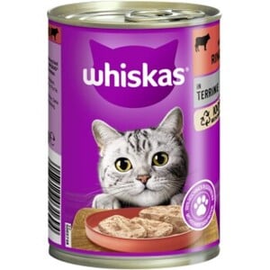 Whiskas Adult 1+ Terrine 12x400g Rind