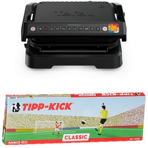 Bild 1 von GC7748 OptiGrill 4in1 Kontaktgrill inkl. Tipp Kick Spiel