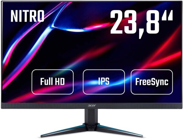 Bild 1 von Nitro VG240YS3bmiipx 61 cm (24") Gaming Monitor schwarz/rot / E