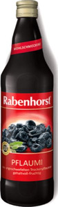 Rabenhorst Pflaume 700ml – Fruchtgetränk aus Trockenpflaumen, 700 ml