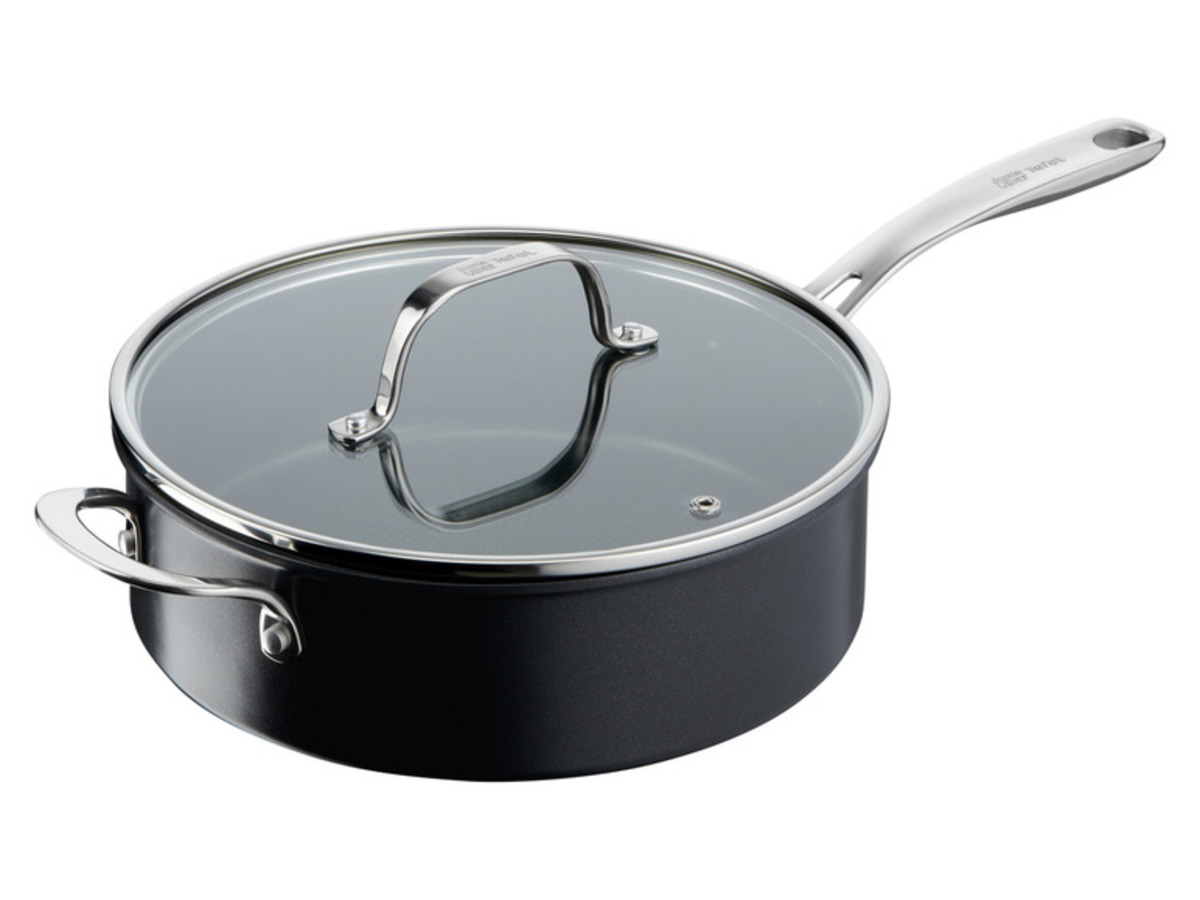 Bild 1 von Jamie Oliver by Tefal Home Cook Alu-Schmorpfanne mit Deckel, 26 cm