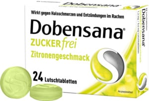 Dobendan Zuckerfrei Zitronengeschmack Lutschtabletten