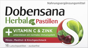 Dobendan Dobensana Herbal Minz- und Kirschgeschmack Pastillen